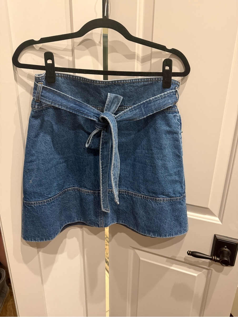 Tanya Taylor Denim Courtney Skirt